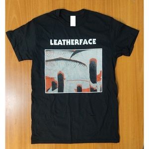 Leatherface Hardcore Punk Rock Band Black T-shirt